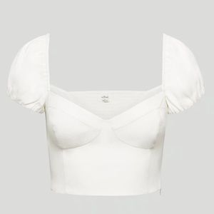 Aritzia Novella Cap Sleeve Blouse